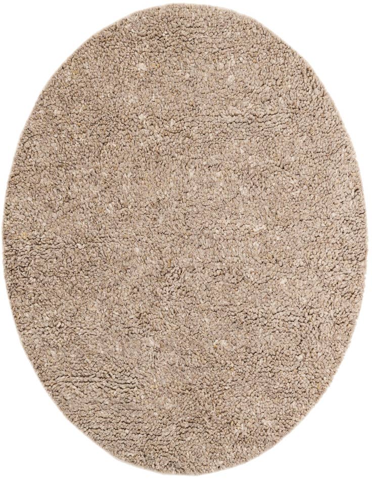 Detail image of  6' 1 x 6' 1  Hand Woven Haka Deluxe Shag Round Rug