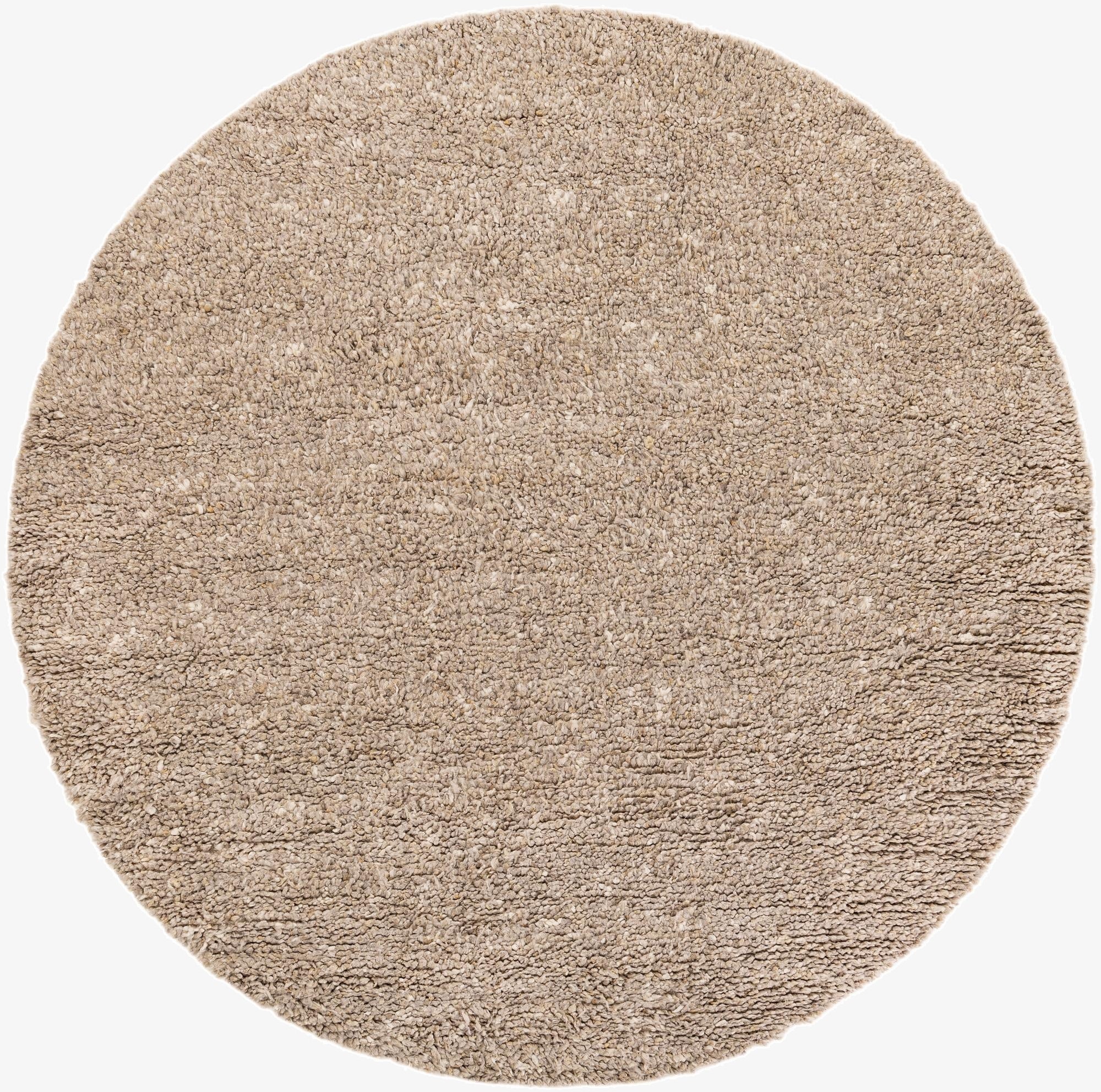  10' x 10' Haka Deluxe Shag Round Rug