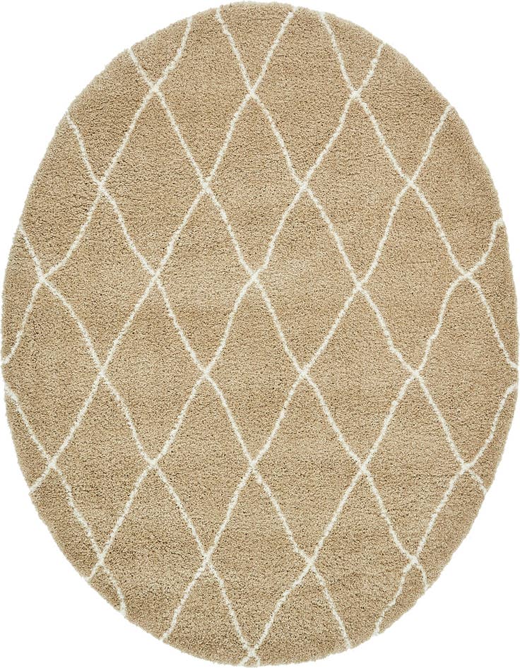 Detail image of  8' x 8' Moroccan Shag Round Rug