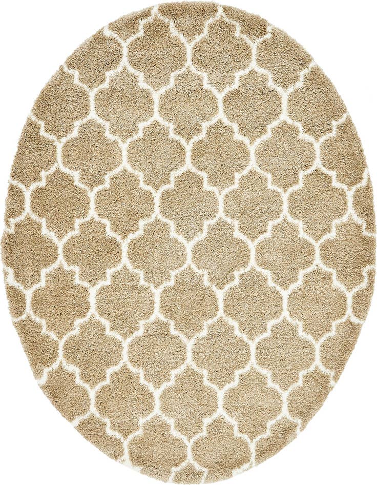 Detail image of  8' x 8' Moroccan Shag Round Rug