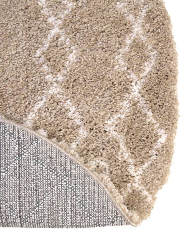 Detail image of  7' 10 x 7' 10 Moroccan Shag Round Rug