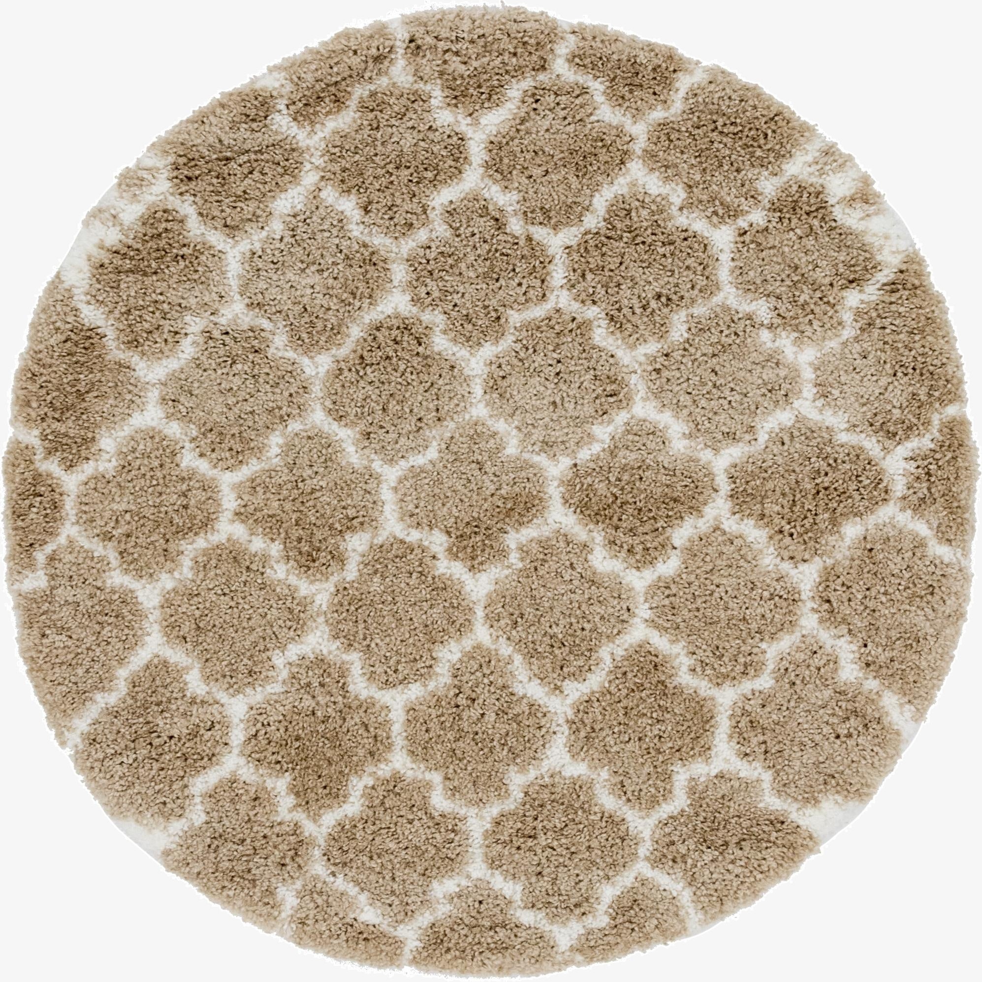  5' x 5' Moroccan Shag Round Rug