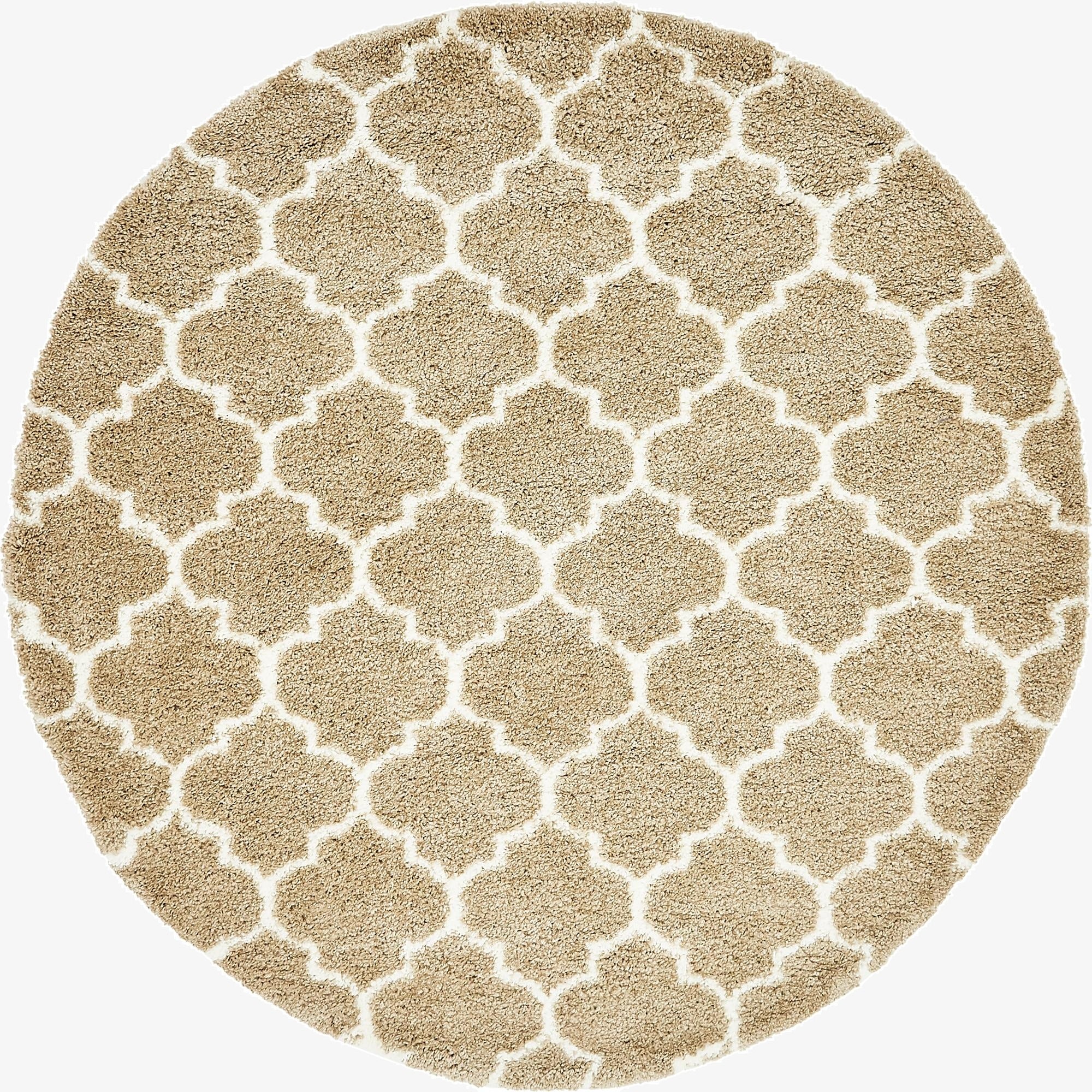  8' x 8' Moroccan Shag Round Rug