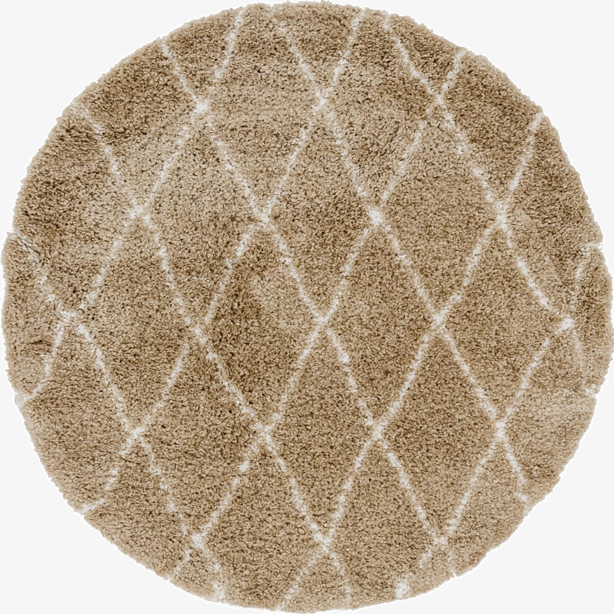  5' x 5' Moroccan Shag Round Rug