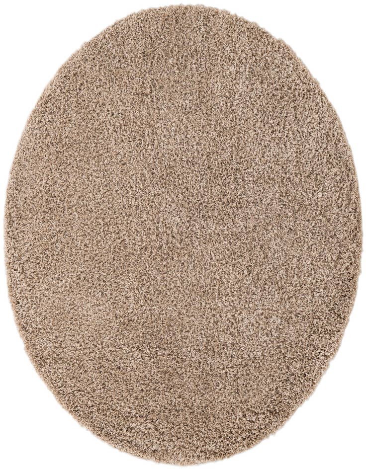 Detail image of  6' x 6' Solid Shag Round Rug