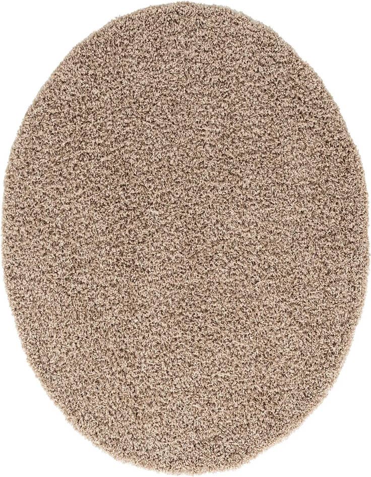 Detail image of  5' 3 x 5' 3 Solid Shag Round Rug