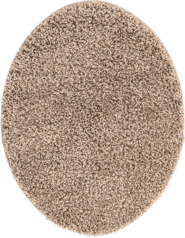 Detail image of  3' x 3' Solid Shag Round Rug