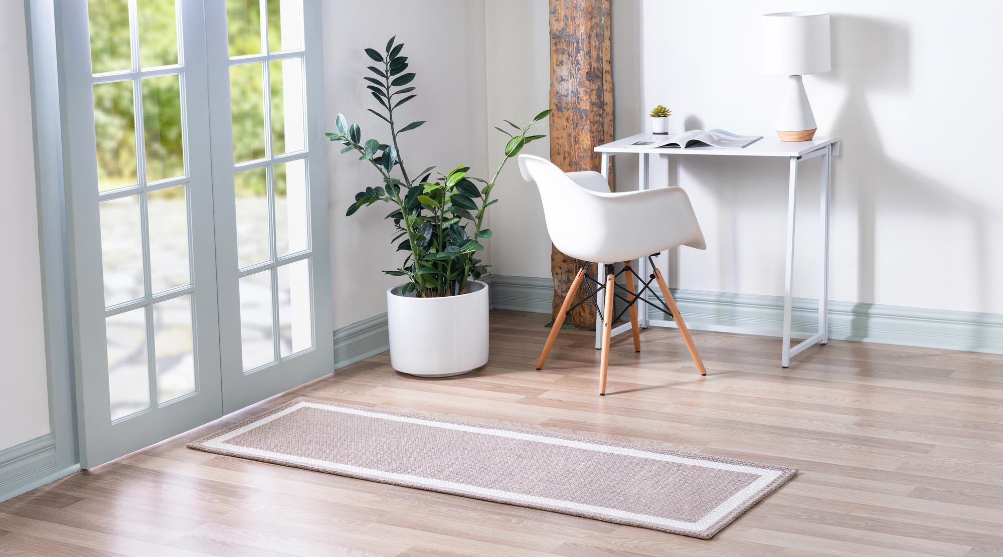 Taupe 2' x 7' 10 Georgia Runner Rug | Rugs.com