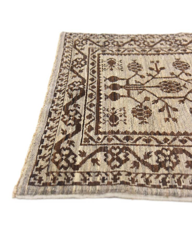 Detail image of  3' x 9' 3  Hand Knotted Khotan Ziegler Oriental Runner Rug