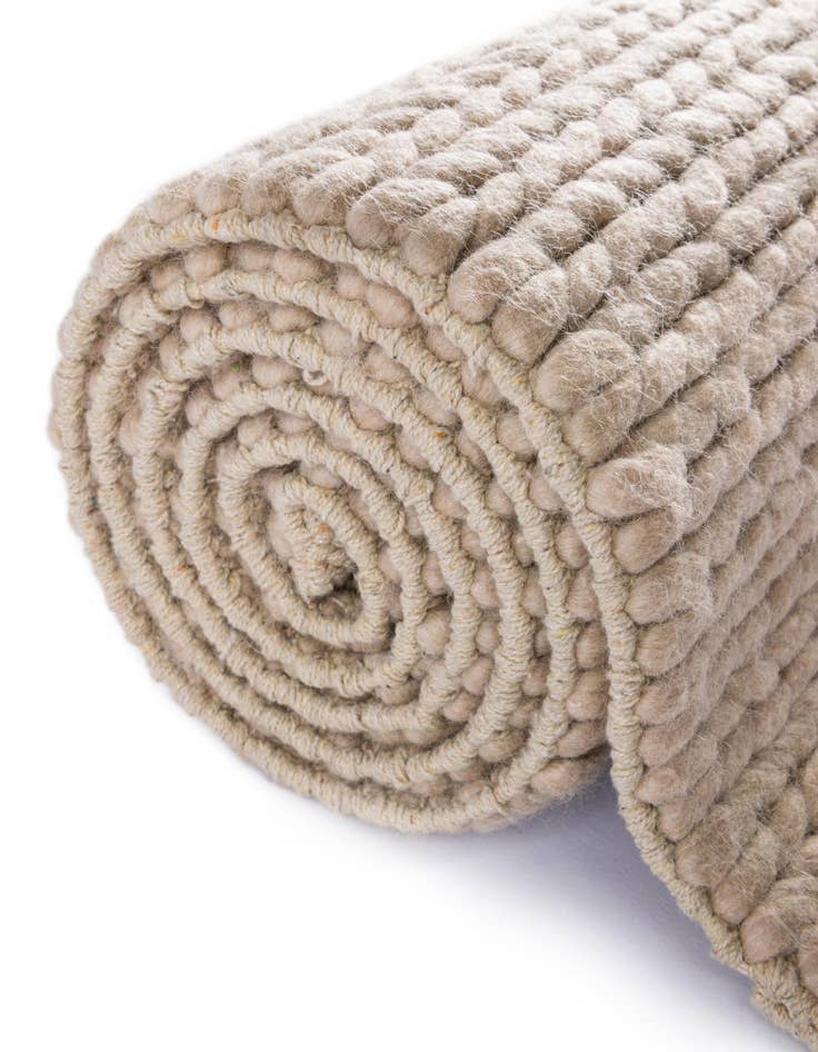 Detail image of  2' x 8'  Hand Woven Lana New Zealand Wool Runner Rug