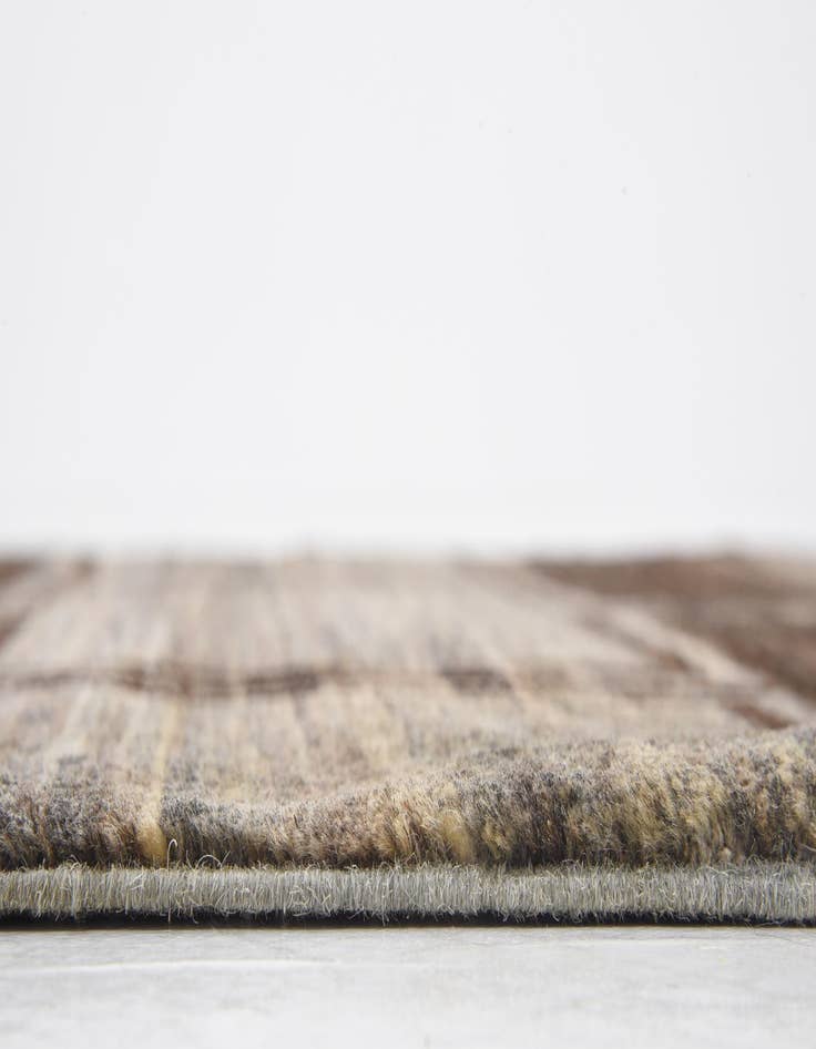 Detail image of  3' x 9' 8  Hand Knotted Modern Ziegler Runner Rug