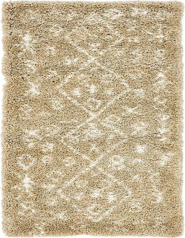 Detail image of  2' 7 x 6' Moroccan Shag Runner Rug
