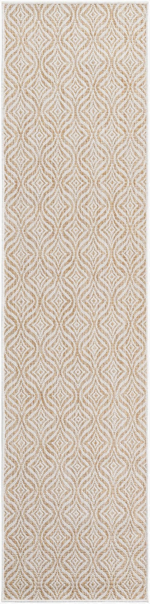  2' x 8'  Washable Lattice Indoor / Outdoor Runner Rug