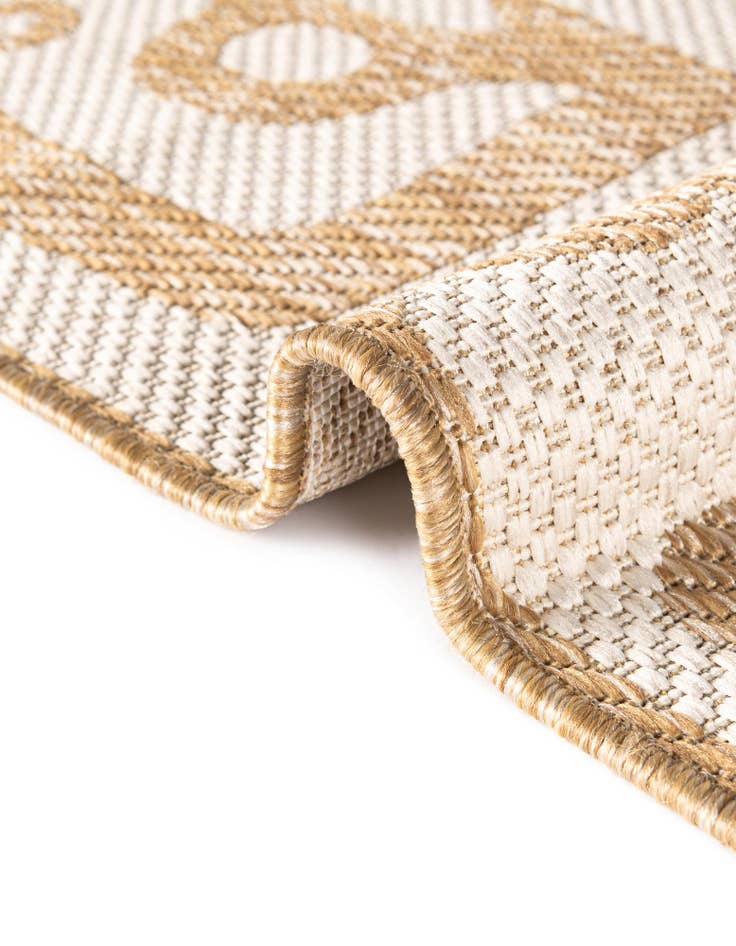 Detail image of  2' x 5' 3  Washable Modern Indoor / Outdoor Runner Rug