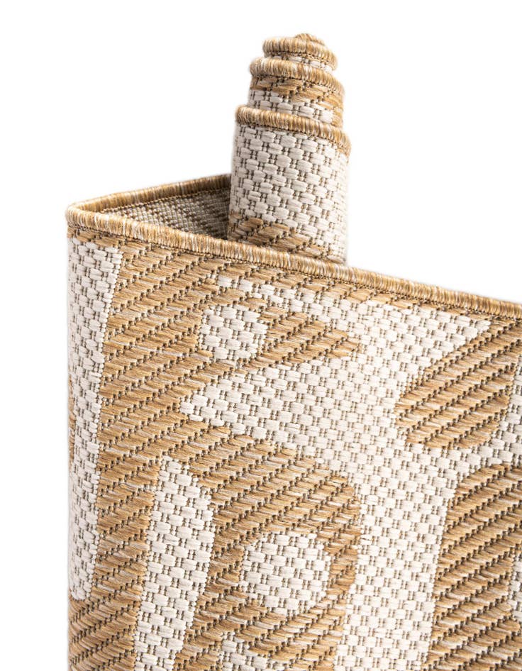 Detail image of  2' x 5' 3  Washable Modern Indoor / Outdoor Runner Rug