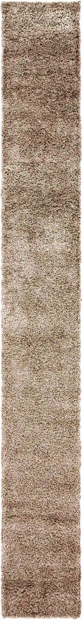  2' 7 x 19' 8 Solid Shag Runner Rug