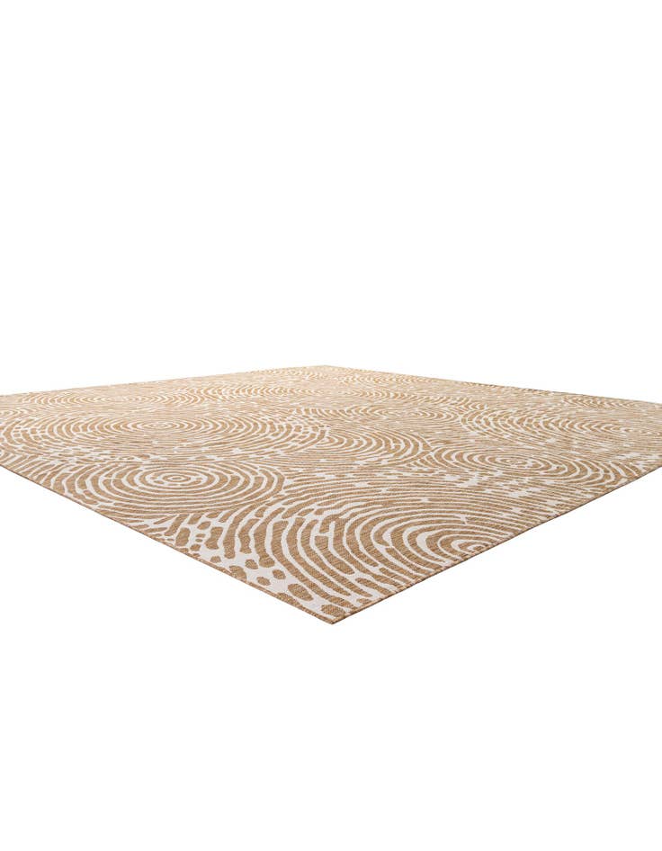Detail image of  13' x 13'  Washable Modern Indoor / Outdoor Square Rug