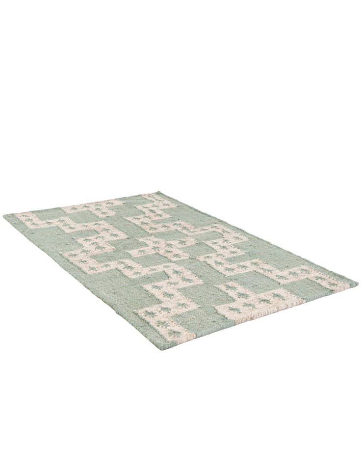 Detail image of  2' x 3' 1  Hand Woven Kilim Wool Rug