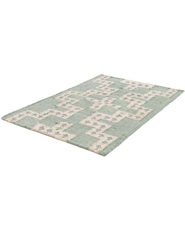 Detail image of  2' x 3' 1  Hand Woven Kilim Wool Rug