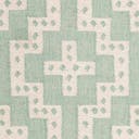 Rug Teal and White Swatch link