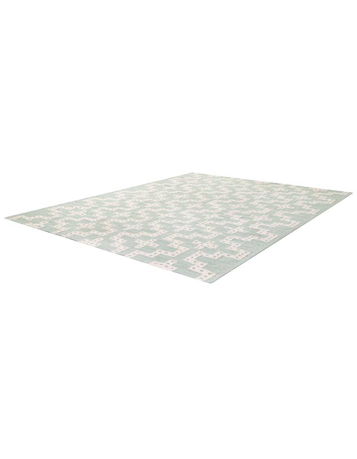 Detail image of  9' x 12'  Hand Woven Kilim Wool Rug