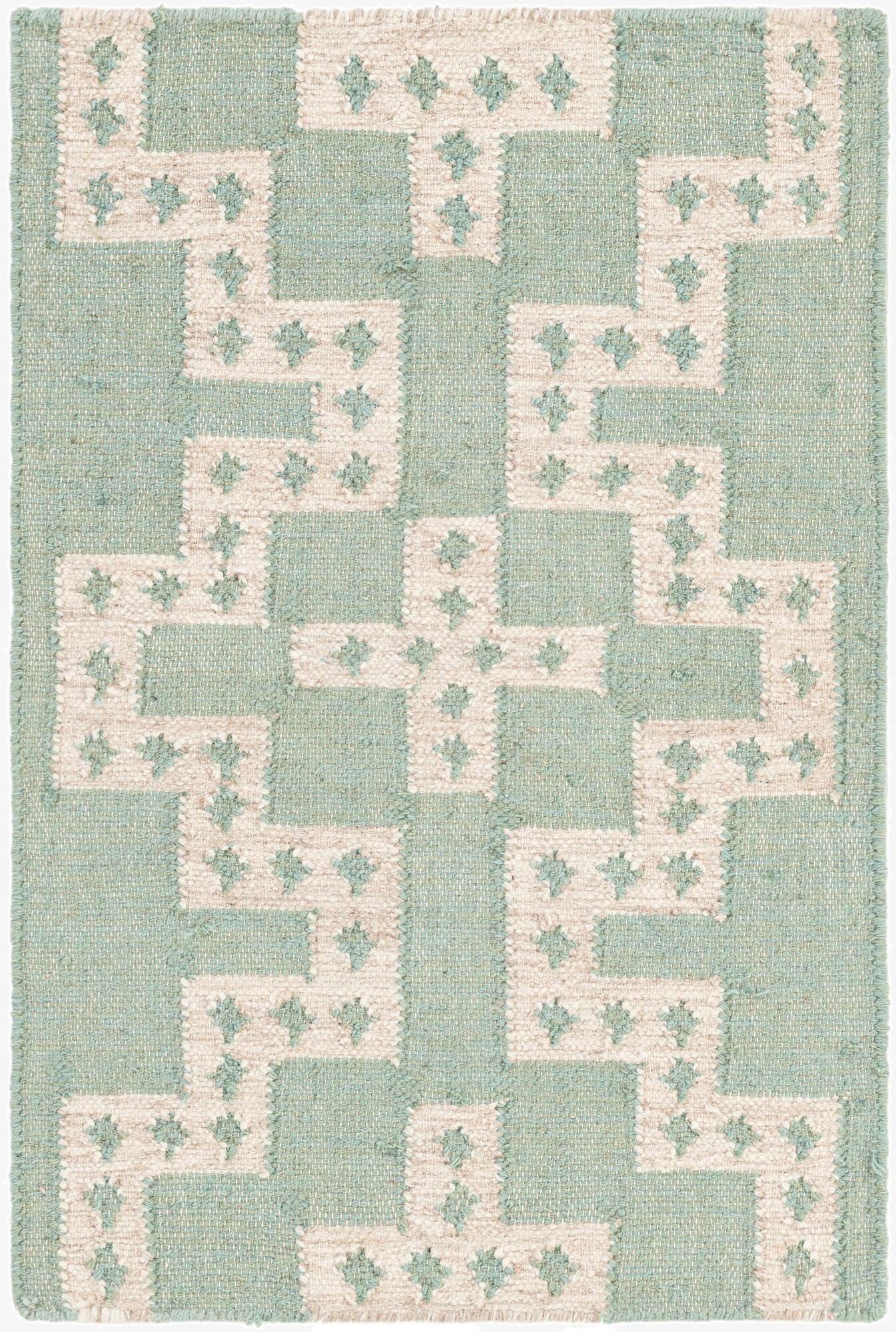  2' x 3' 1  Hand Woven Kilim Wool Rug