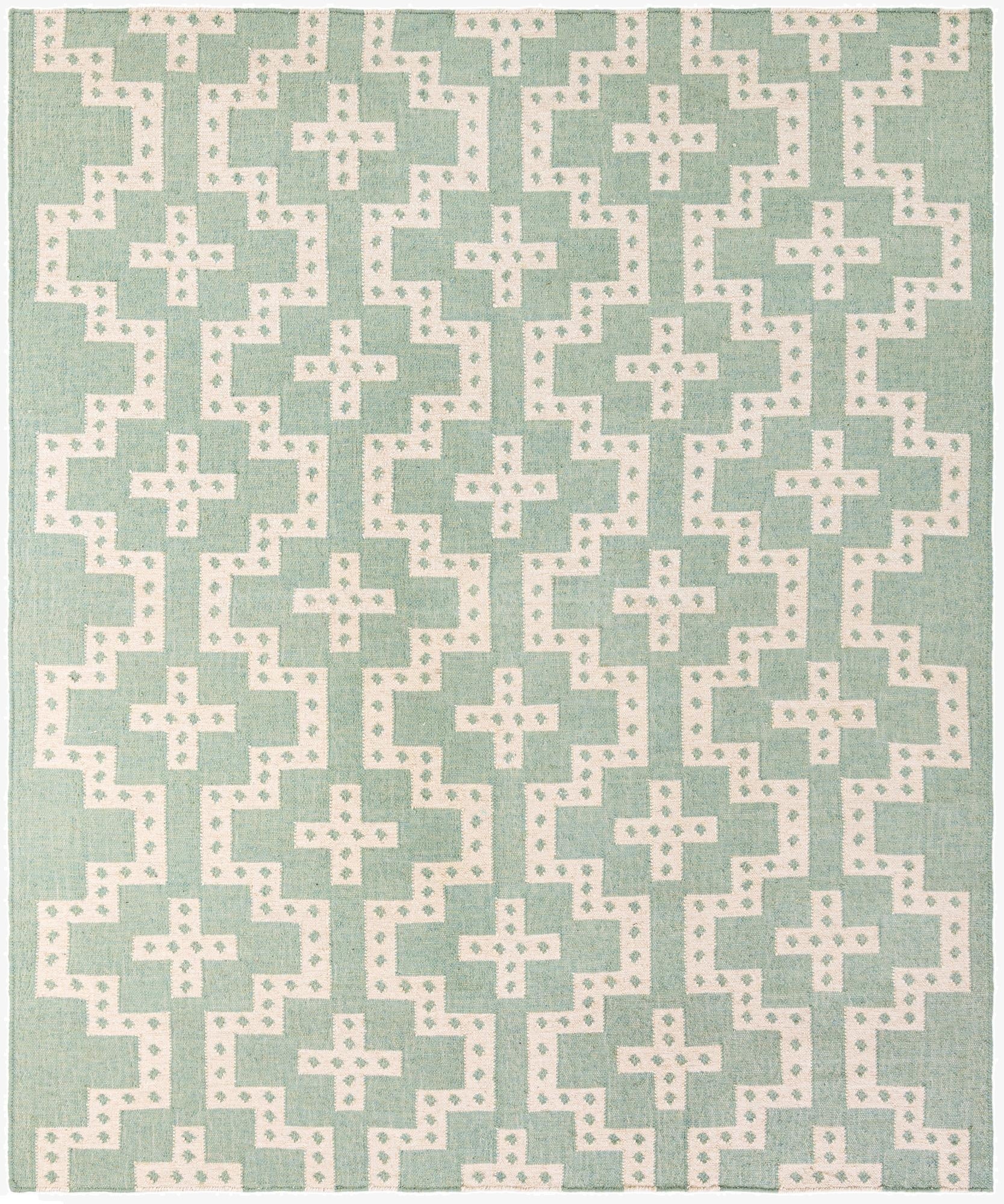  7' 10 x 10'  Hand Woven Kilim Wool Rug