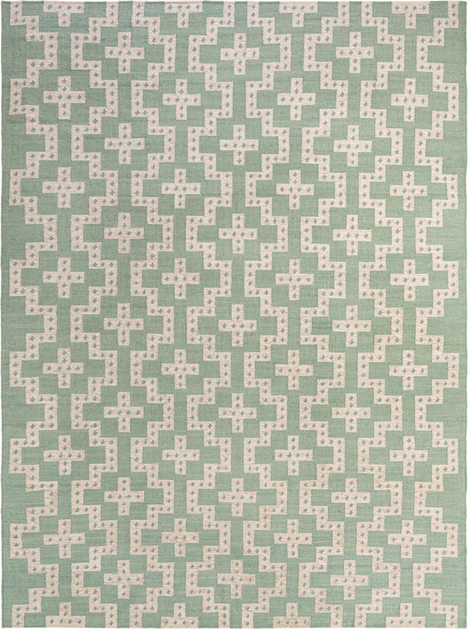  10' x 14' 1  Hand Woven Kilim Wool Rug