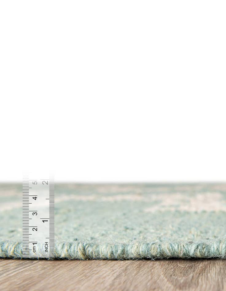 Detail image of  2' x 6' 1  Hand Woven Kilim Wool Runner Rug