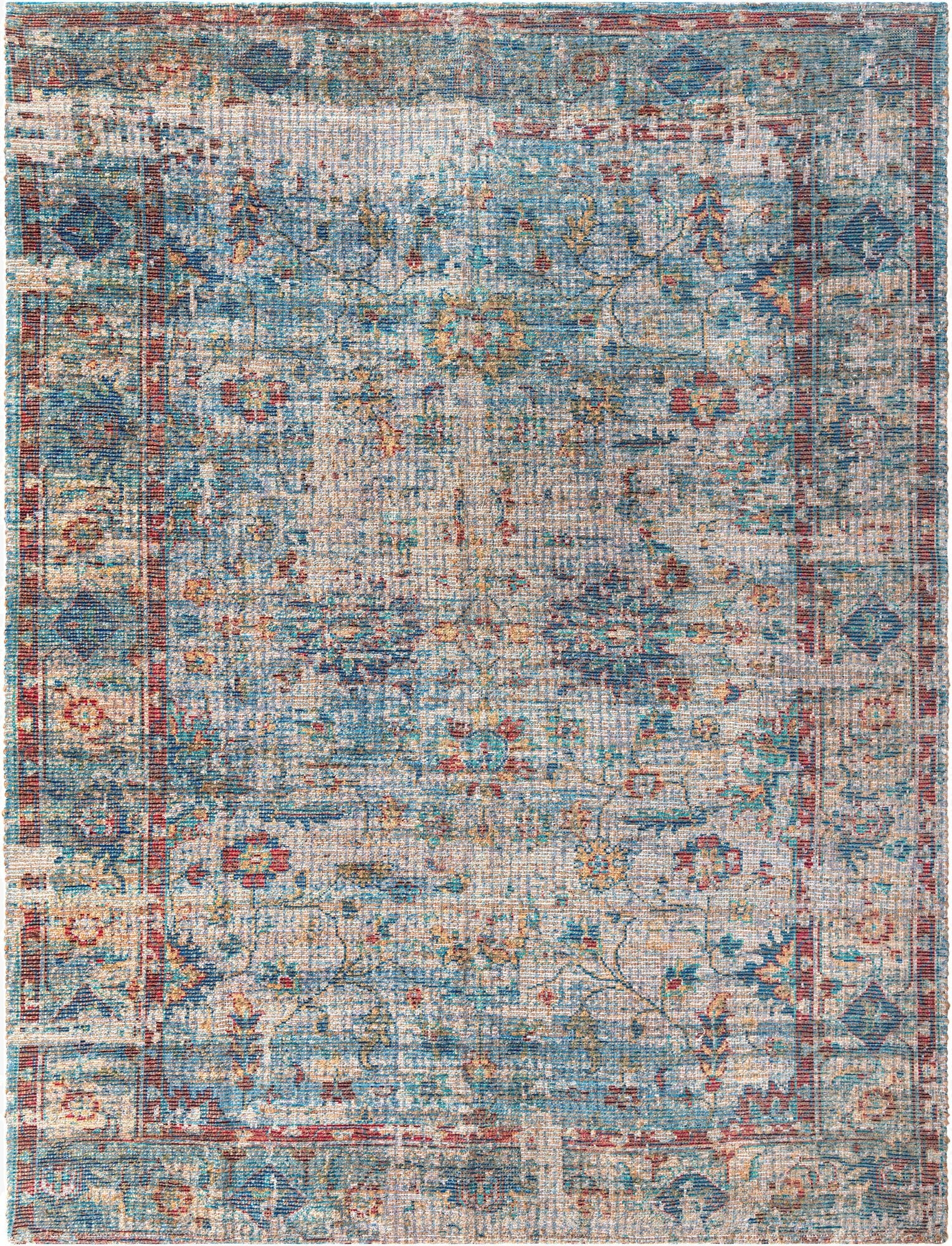  9' x 12'  Hand Woven Chenille Jute Rug