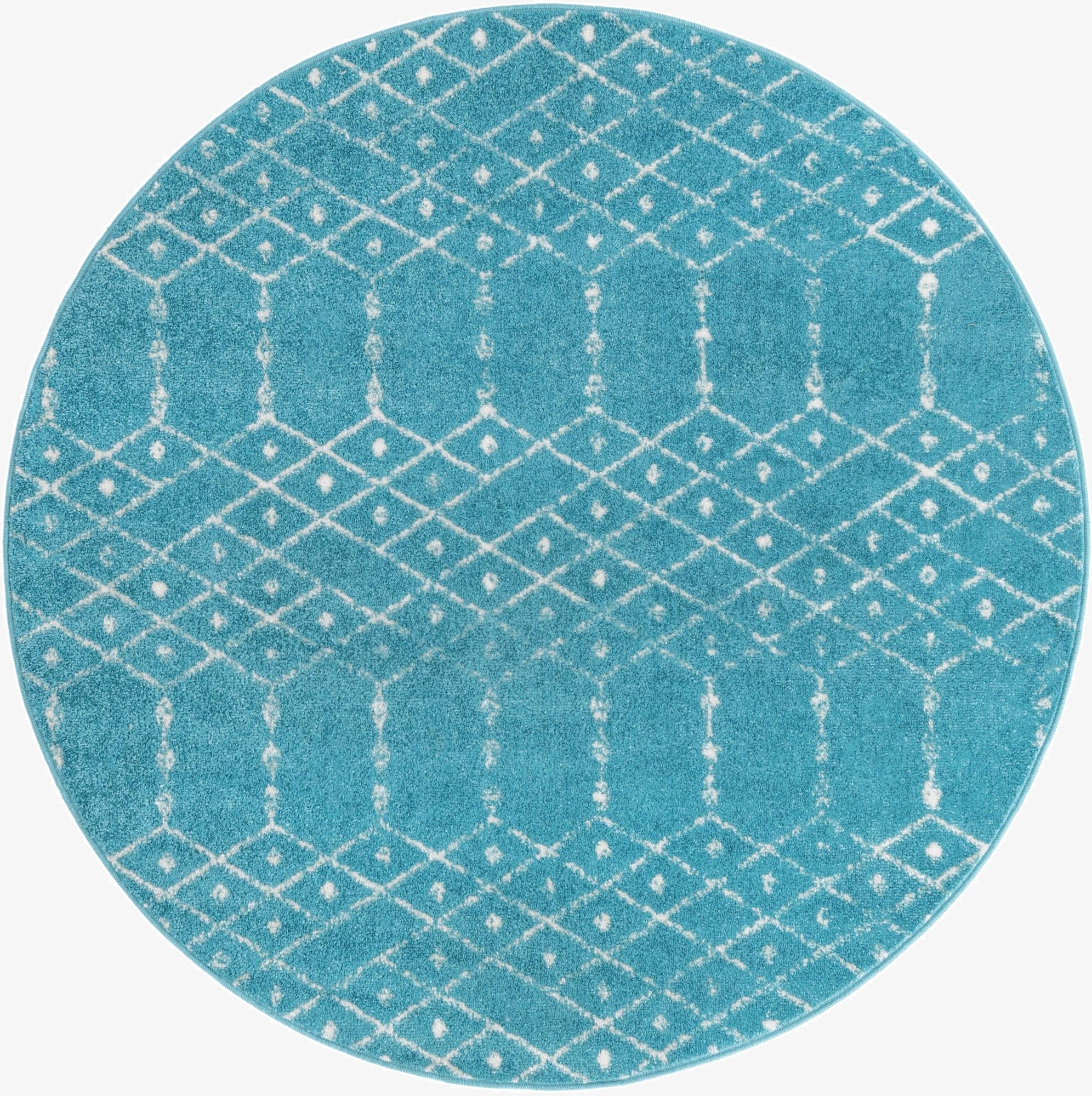 5' 3 x 5' 3 Paxon Trellis Round Rug