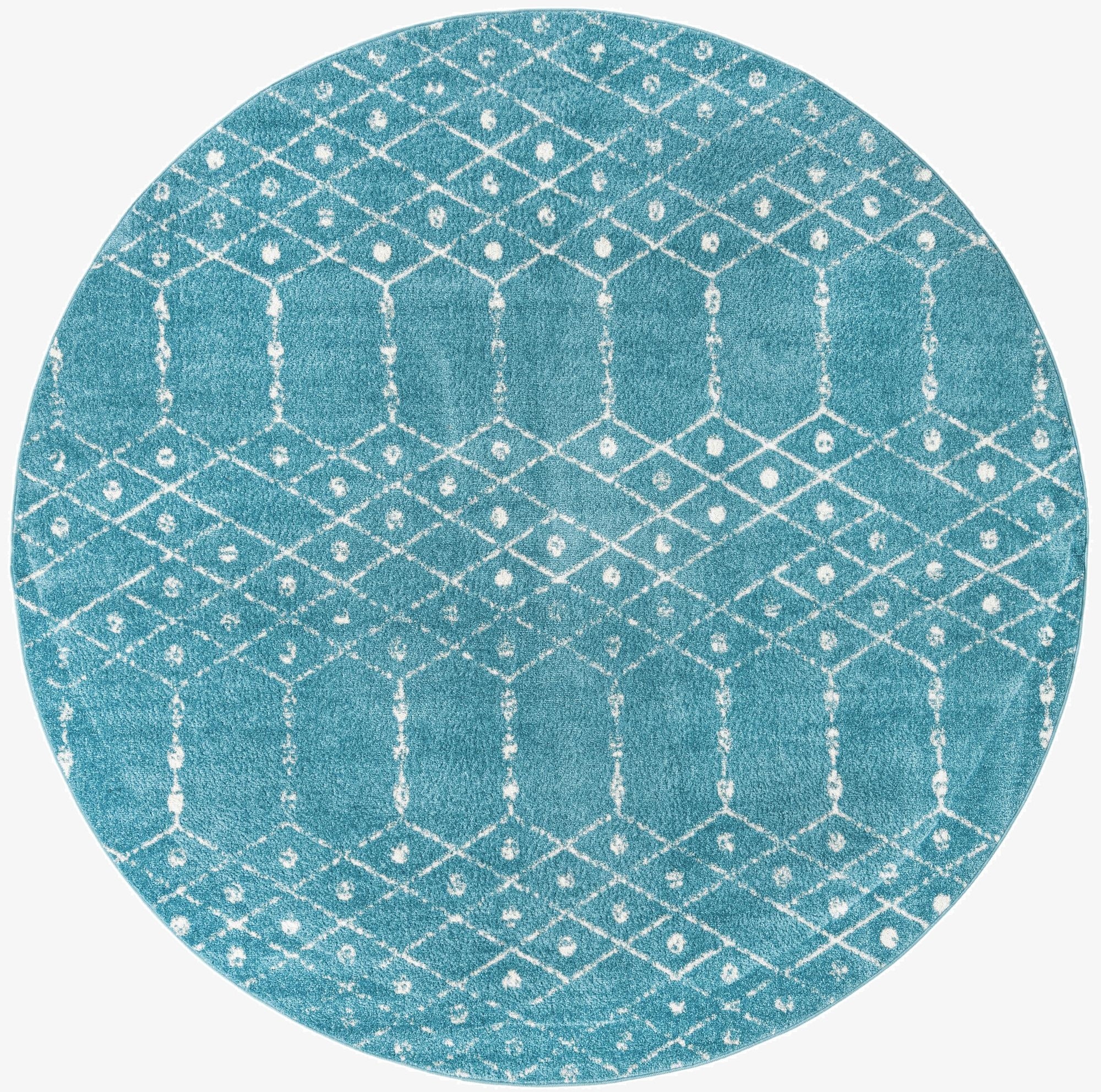  7' 10 x 7' 10 Paxon Trellis Round Rug