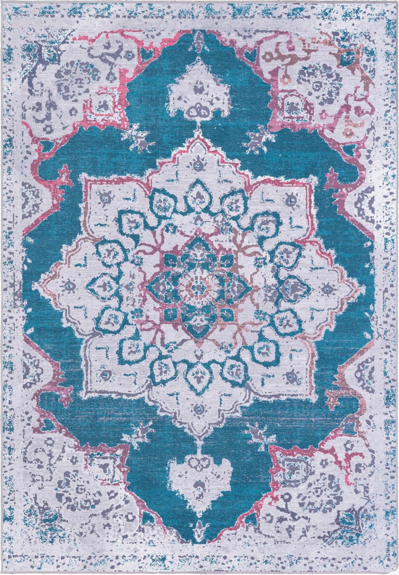  7' 3 x 10'  Washable Francesca Rug