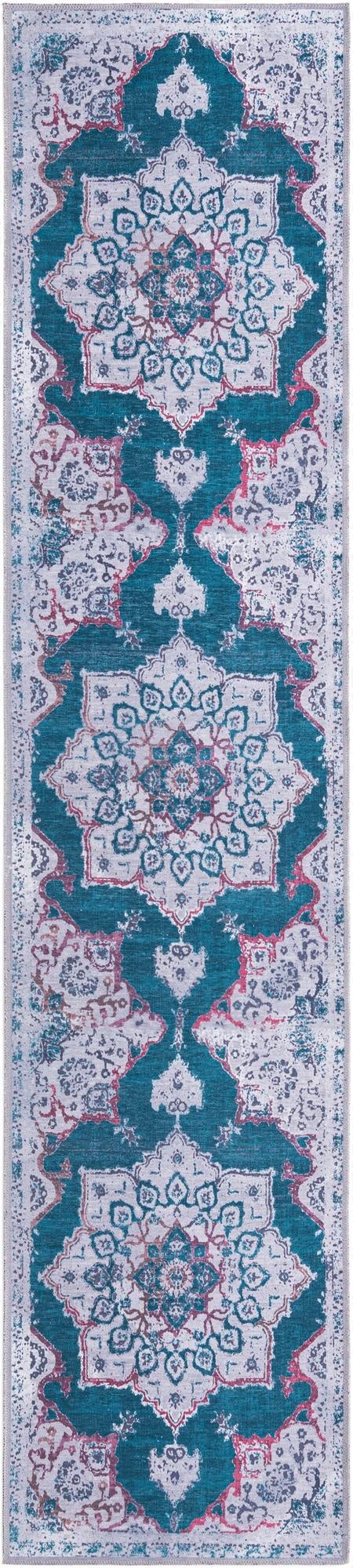  2' 7 x 12'  Washable Francesca Runner Rug