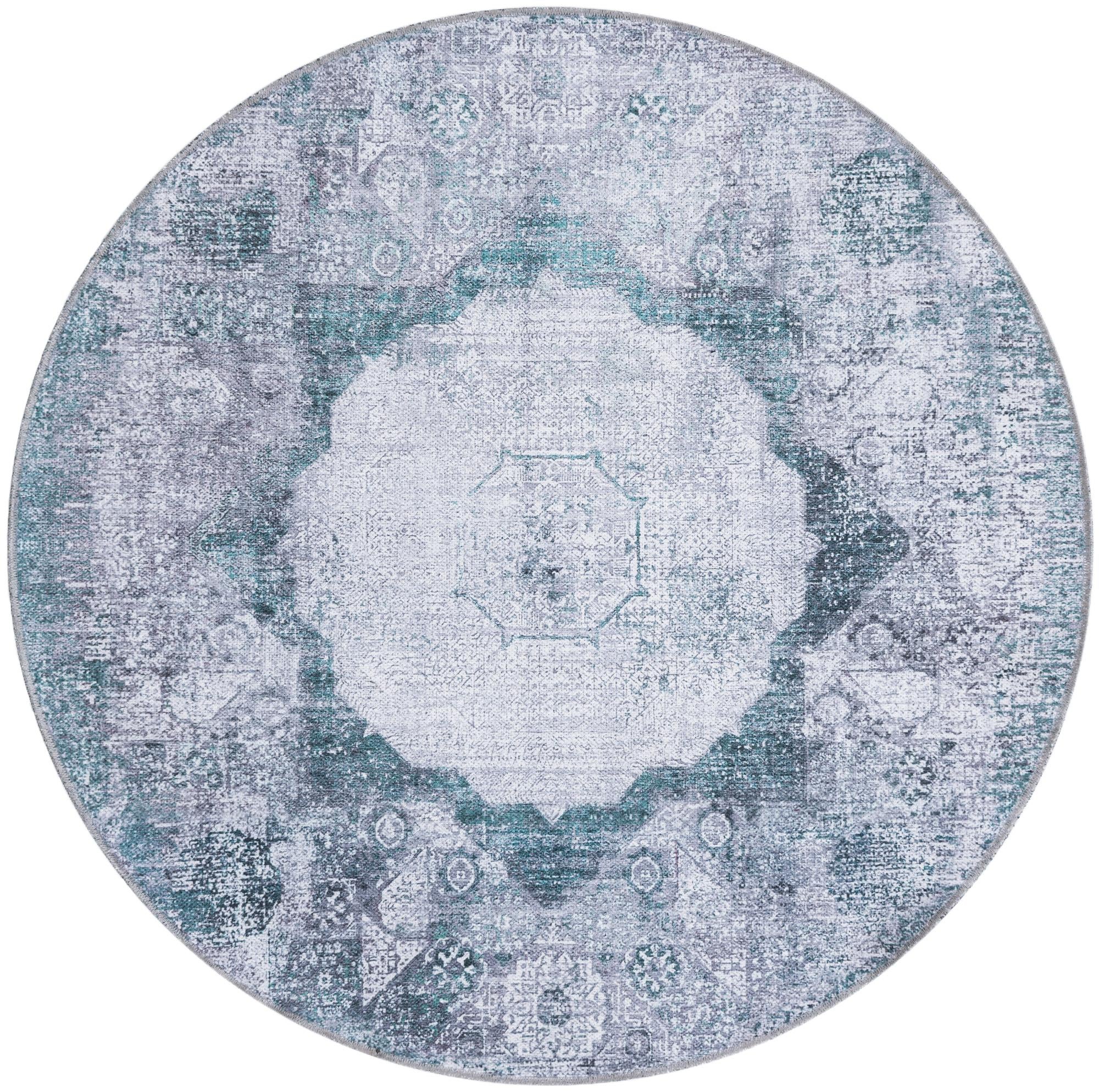 Rug Teal Ivory Swatch link