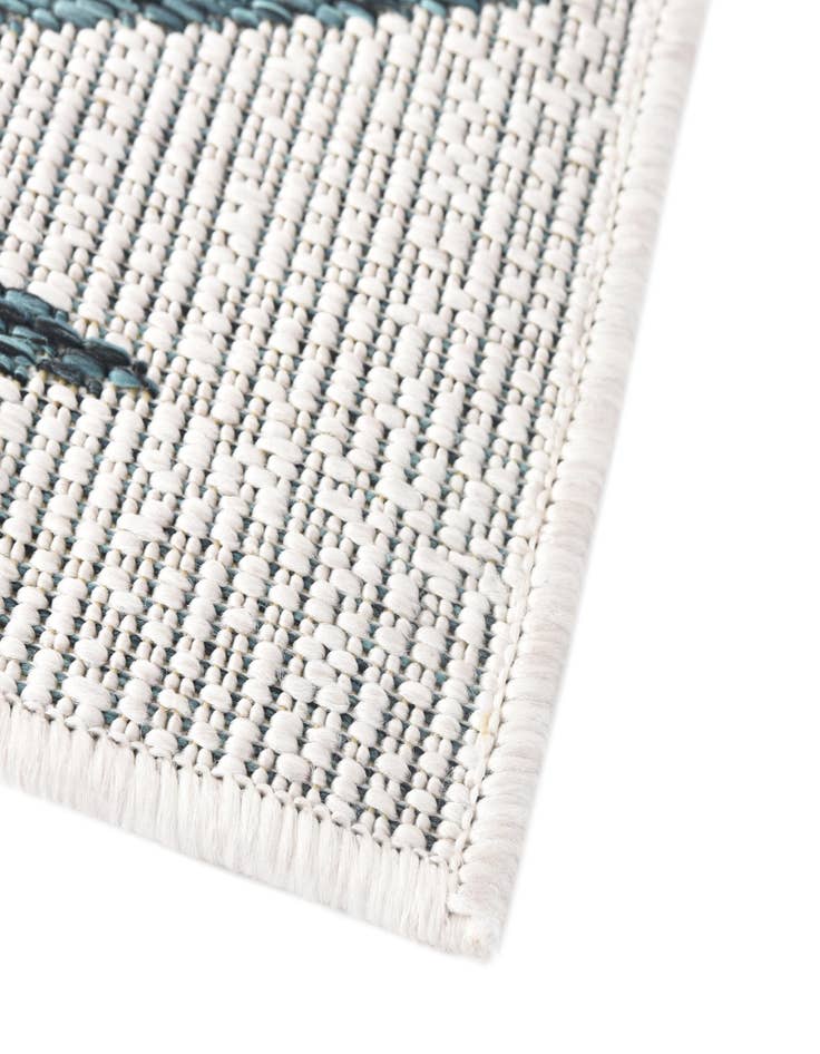 Detail image of  2' x 6'  Washable Botanical Indoor / Outdoor Runner Rug