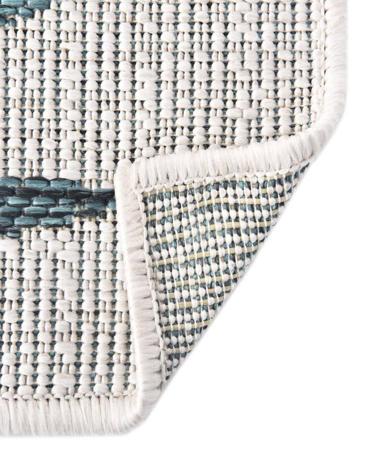 Detail image of  2' x 6'  Washable Botanical Indoor / Outdoor Runner Rug