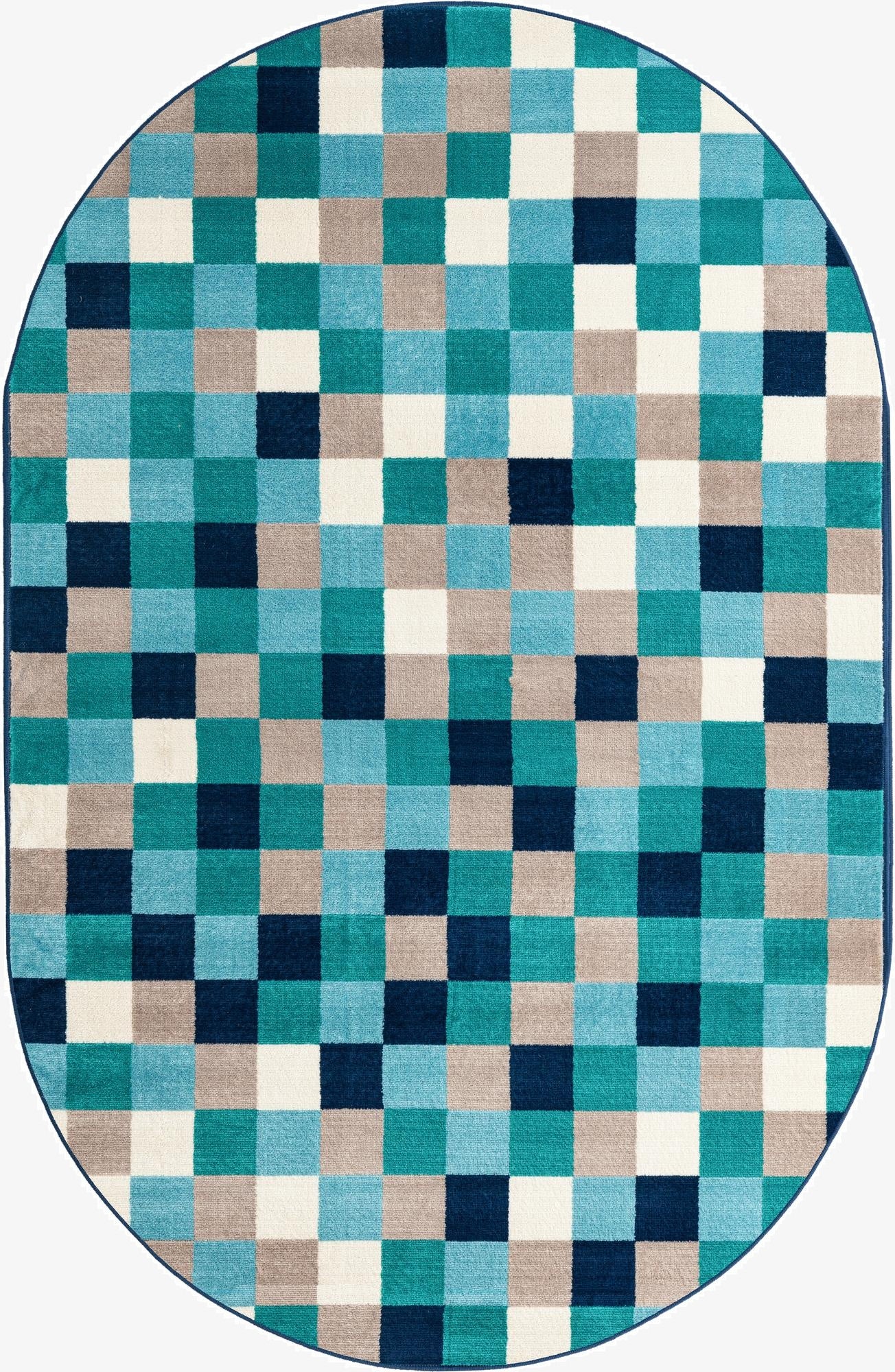  5' 3 x 8' Azalea Oval Rug