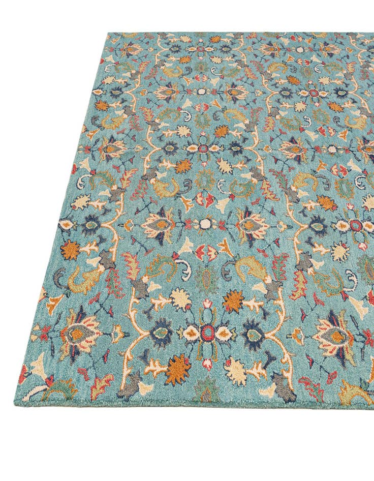 Detail image of  8' 7 x 11' 8 Agra Wool Rug