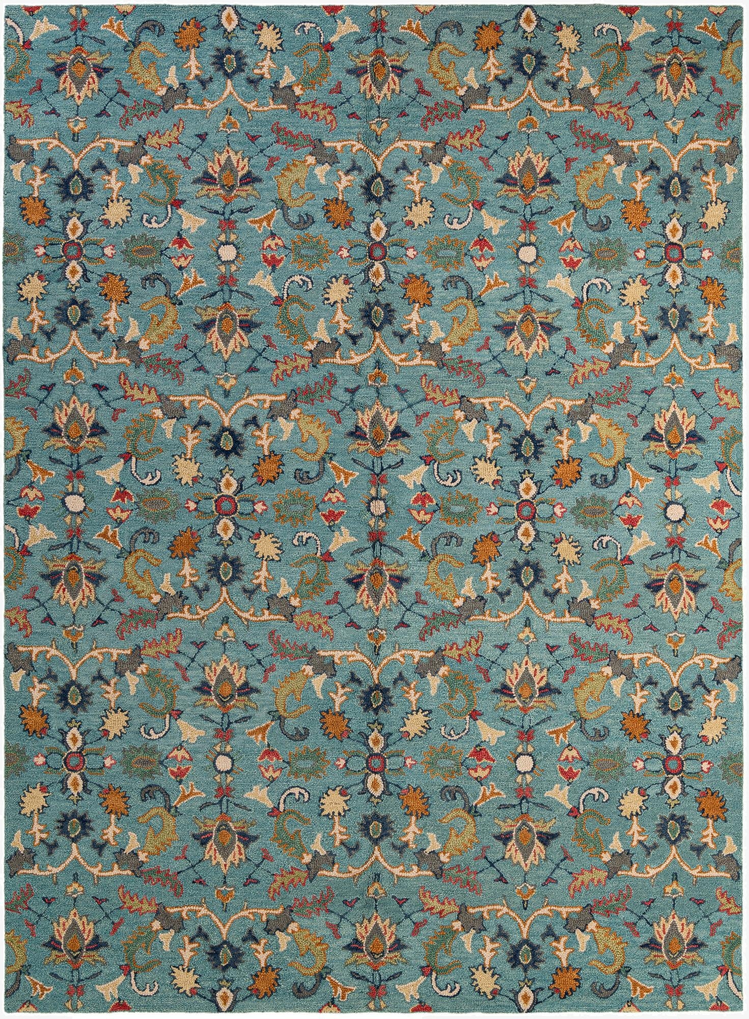  8' 7 x 11' 8 Agra Wool Rug