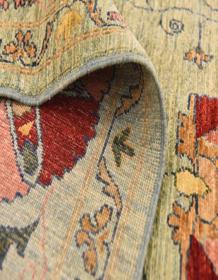 Detail image of  6' 6 x 9' 7  Hand Knotted Ariana Ziegler Oriental Rug