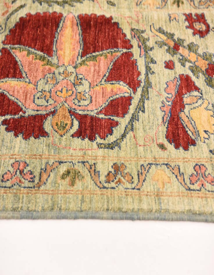 Detail image of  6' 6 x 9' 7  Hand Knotted Ariana Ziegler Oriental Rug