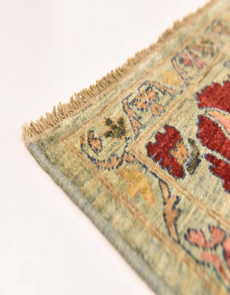 Detail image of  6' 6 x 9' 7  Hand Knotted Ariana Ziegler Oriental Rug