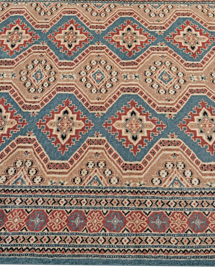 Detail image of  4' 3 x 6' 2  Hand Knotted Bokhara Oriental Rug