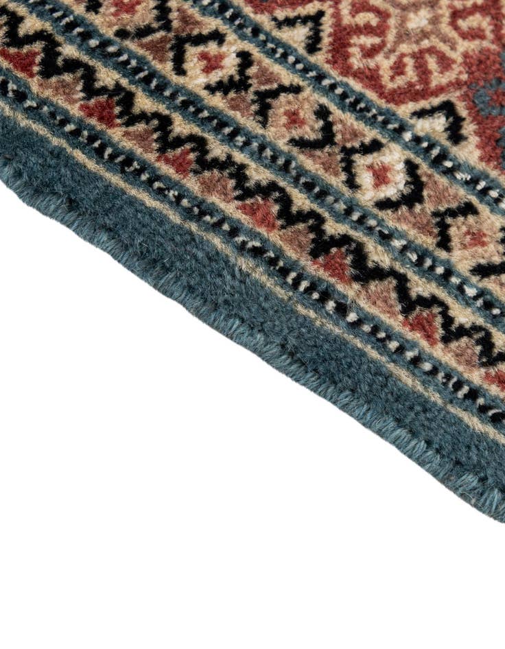 Detail image of  4' 3 x 6' 2  Hand Knotted Bokhara Oriental Rug