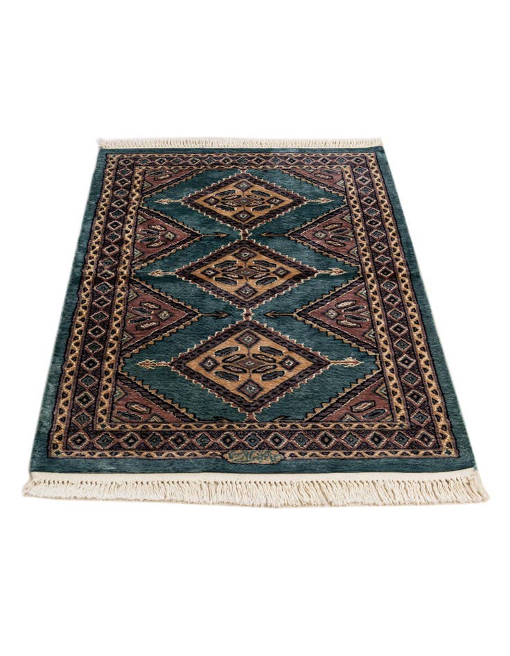 Detail image of  3' 2 x 5' 2  Hand Knotted Bokhara Oriental Rug