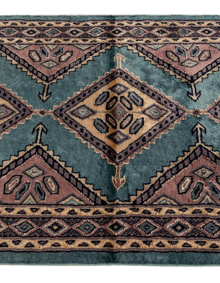 Detail image of  3' 2 x 5' 2  Hand Knotted Bokhara Oriental Rug