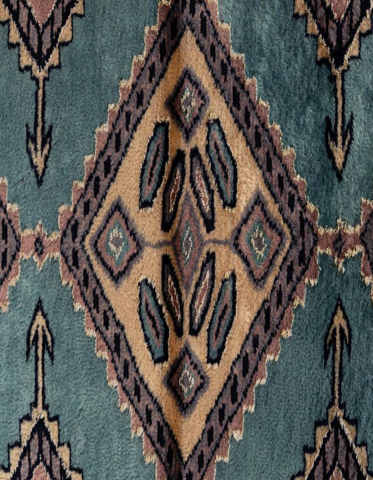 Detail image of  3' 2 x 5' 2  Hand Knotted Bokhara Oriental Rug