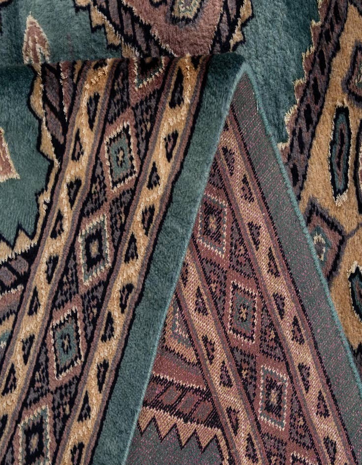 Detail image of  3' 2 x 5' 2  Hand Knotted Bokhara Oriental Rug