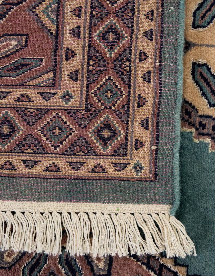 Detail image of  3' 1 x 4' 11  Hand Knotted Bokhara Rug